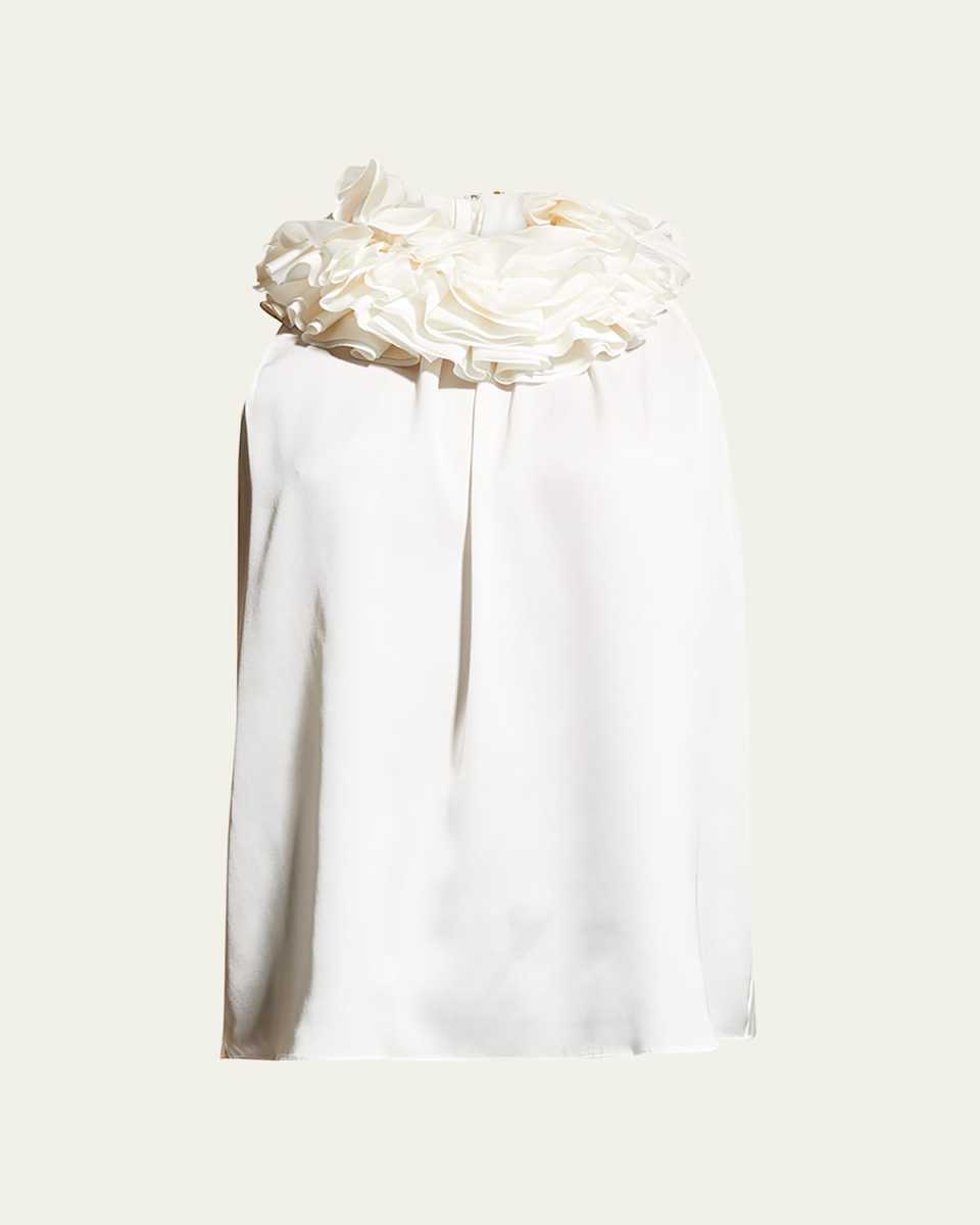 Briley Sleeveless Ruffle Blous